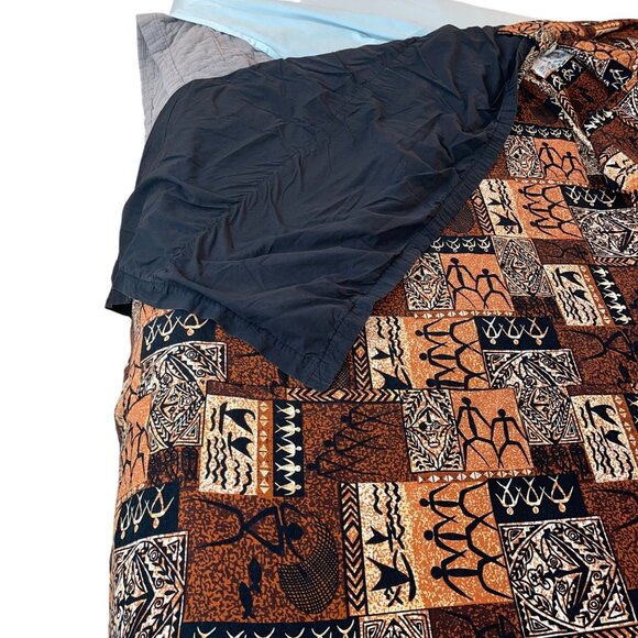 Kiipohaku Petroglyphs Coverlet And Sham Set Hawaiian Tiki - Picture 5 of 10